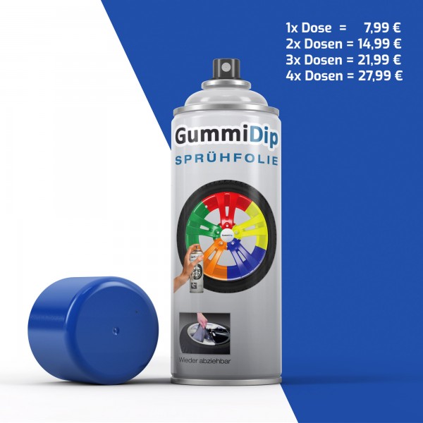Gummi Dip Sprühfolie - Blau matt - Spray