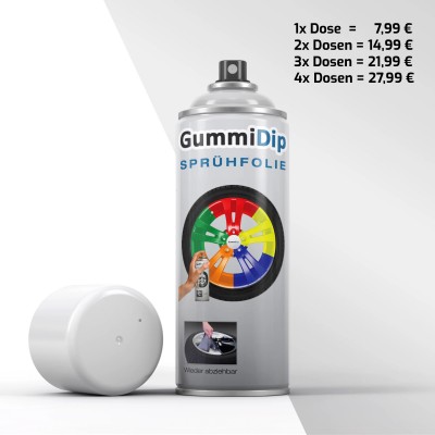 Gummi Dip Sprühfolie - Glanz Effekt - Spray