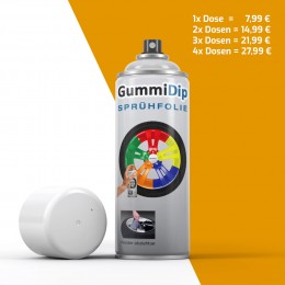 Gummi Dip Sprühfolie - hellrotorange matt - Spray  