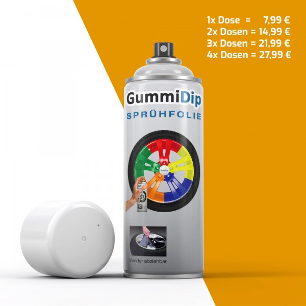Gummi Dip Sprühfolie - hellrotorange matt - Spray  