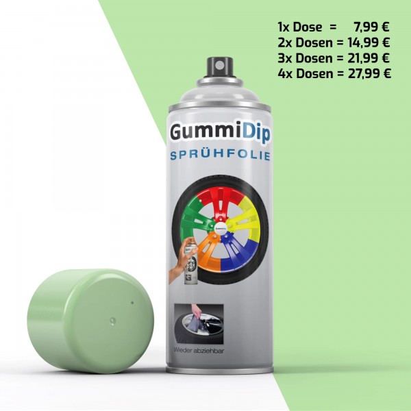 Gummi Dip Sprühfolie - Leucht Effekt matt - Effekt Spray