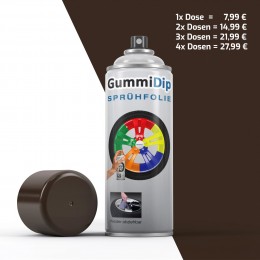 Gummi Dip Sprühfolie - Tarn Braun matt - Camo-Spray