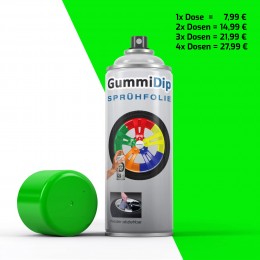 Gummi Dip Sprühfolie - Neon-Grün matt - Blaze Spray