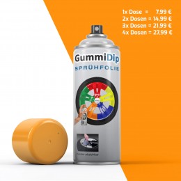 Gummi Dip Sprühfolie - Neon-Orange matt - Blaze Spray