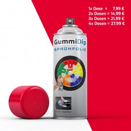 Gummi Dip Sprühfolie - Neon-Rot matt - Blaze Spray
