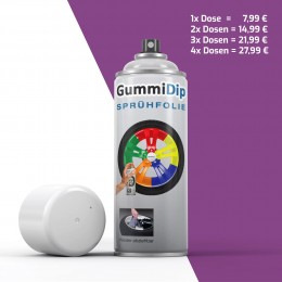 Gummi Dip Sprühfolie - violett matt - Spray  