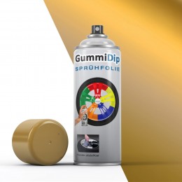 Gummi Dip Sprühfolie - Gold Metallic matt - Effekt Spray