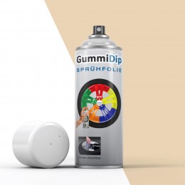 Gummi Dip Sprühfolie - hellelfenbein matt - Spray