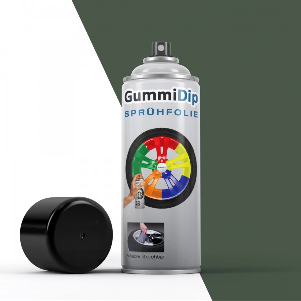Gummi Dip Sprühfolie - Tarn Grün matt - Camo-Spray