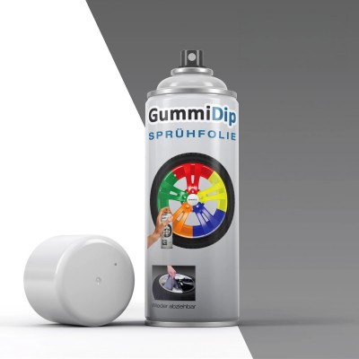 Gummi Dip Sprühfolie - Silber-Metallic matt - Effekt Spray