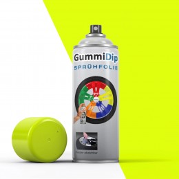 Gummi Dip Sprühfolie - Neon-Gelb matt - Blaze Spray 