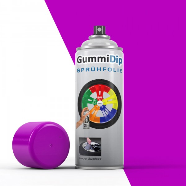 Gummi Dip Sprühfolie - Neon-Lila matt - Blaze Spray