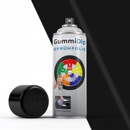 Gummi Dip Sprühfolie - schwarz glänzend - Spray  