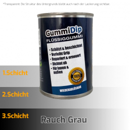 Gummi Dip Flüssiggummi, 3000g, rauch matt Gummi Dip Flüssiggummi, 3000g, rauch matt