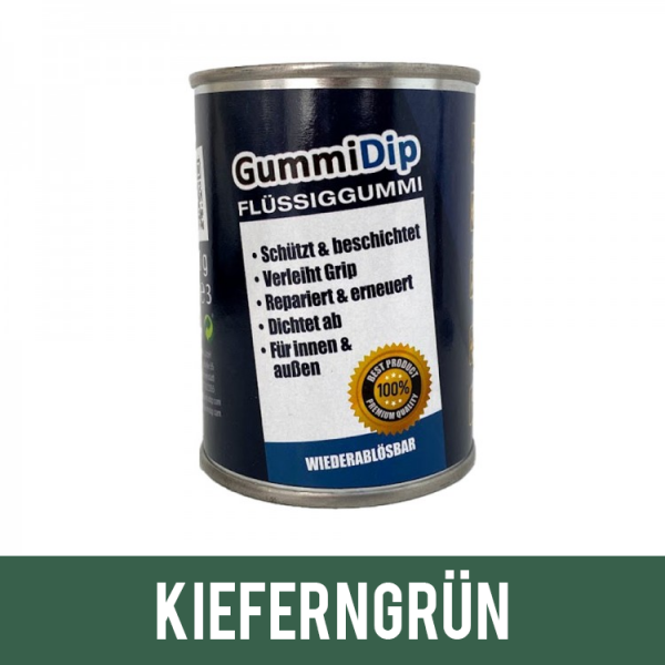 Gummi Dip Flüssiggummi, 200gr, kieferngrün matt