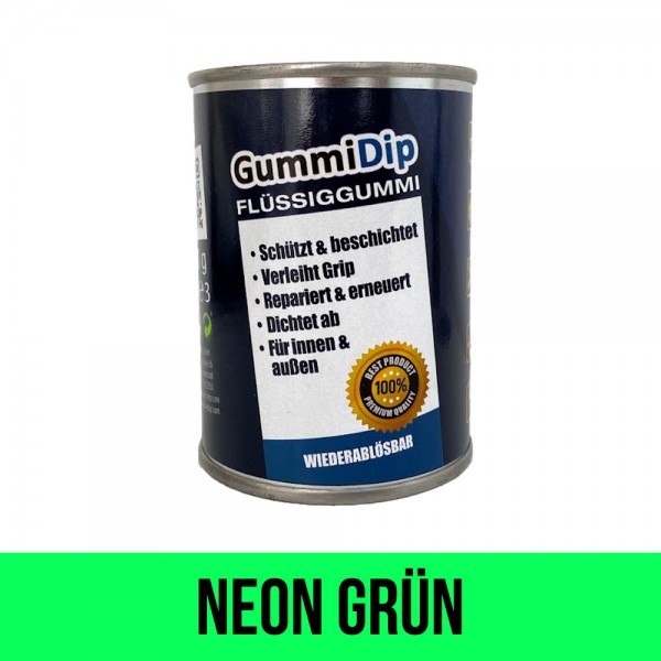 Gummi Dip Flüssiggummi, 2500g, neon-grün matt